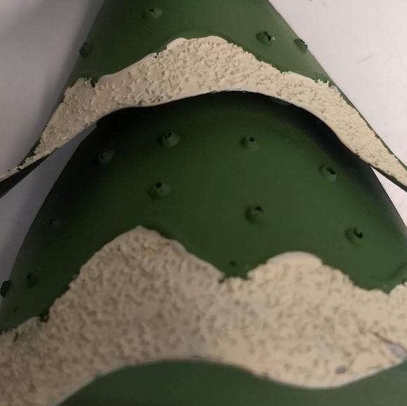 Evergreen Metal 2D Layered Pine Tree Christmas Night Light Holiday Décor 4"h - Picture 3 of 6